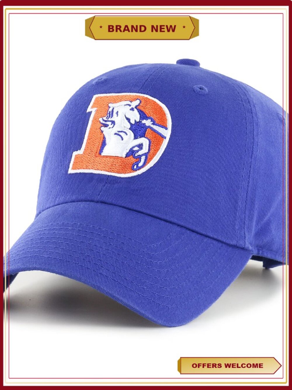 Denver Broncos NFL Hat Adjustable Cap Football Fan Gear